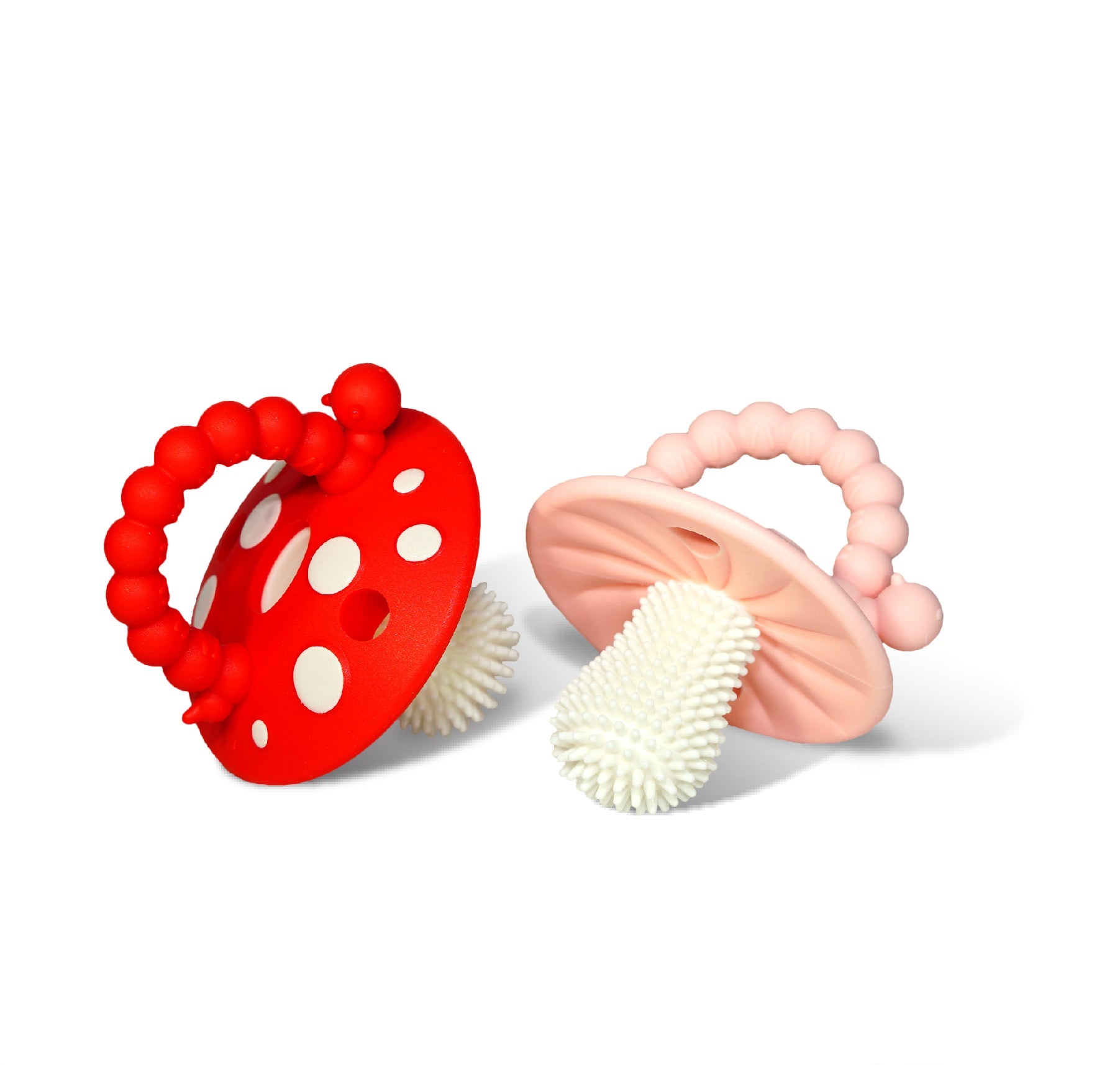RaZBaby Chompy Mushroom Silicone Teether Mighty Baby PH