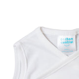 Cotton Central 100% USA Cotton Sleeveless Tie-Side (3pcs)